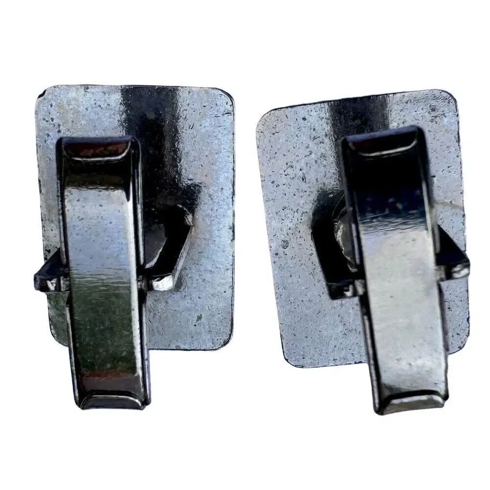 Vintage Silver Bullet Back Cufflinks